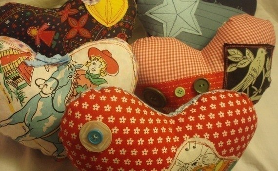 Scrappy Stuffed Heart