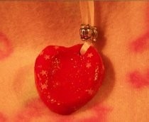 Heart Thumb Print Necklace