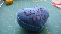 Candy Heart Plushie
