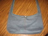 Striped Shoulder Bag.