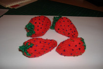 Knitted Strawberries