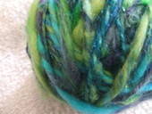 "Blueberry Limeade" Handspun Yarn