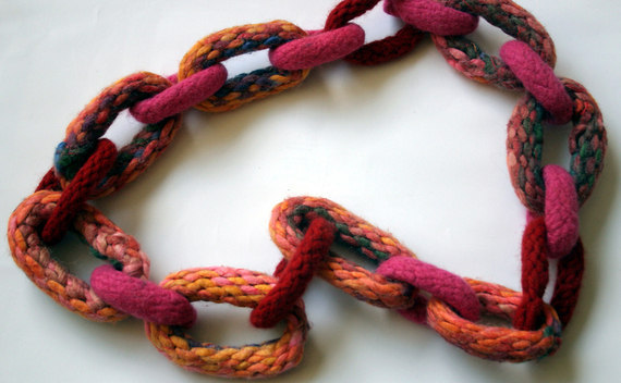 Knitted Chain Necklace