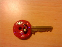 Fimo Covered Key