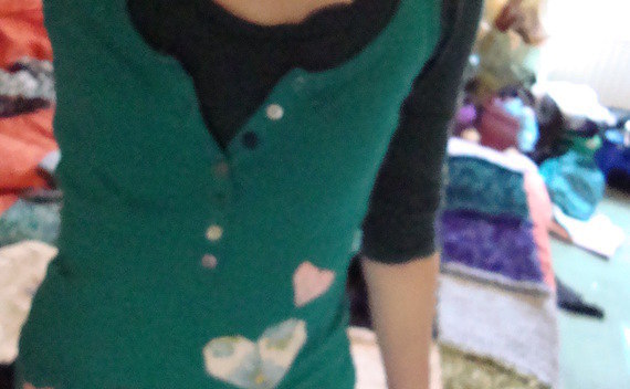 Folded Hearts Of Happiness Top