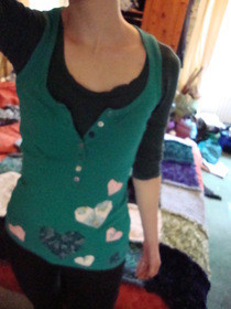 Folded Hearts Of Happiness Top