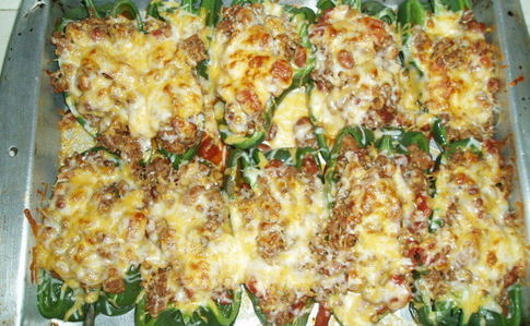 Chili Stuffed Poblanos