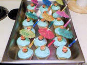 Beach Bear Cupcakes