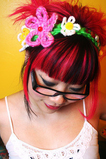 Crochet Daisy Headband