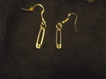 Safety Pin Earrings
