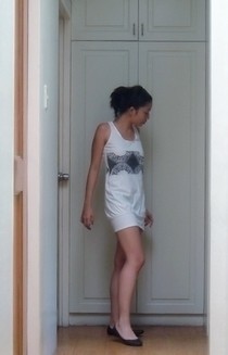 Spray Paint + Doilies Dress