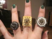 Steampunk Inspired Rings