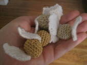 Crocheted Golden Snitch!