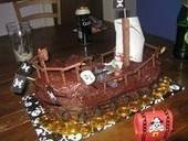 Pirate Ship Cake