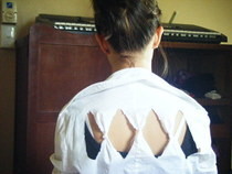 The Diamond Cut Out Blouse