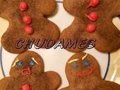 Funny Faced Gingerbread Men