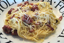 Sausage Carbonara