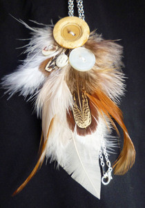 Beautiful Feather Necklace