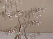 Wire Cherry Blossom Tree Sculptures 