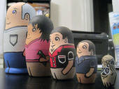 Family Portrait Nesting Dolls