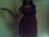 Red Plaid Dress From Button Up Shirt