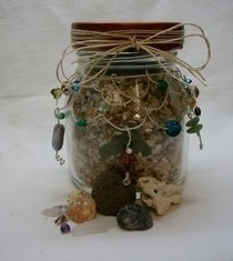Beachy Treasure Jar