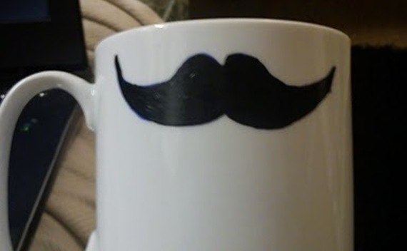 Moustache Mug