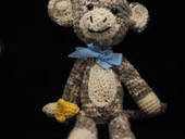 Amigurumi Monkey With Banana