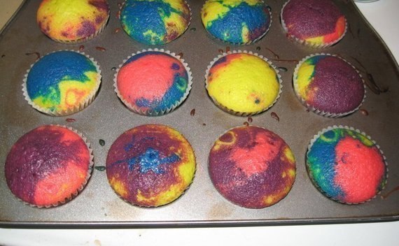 Rainbow Cupcakes