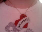 Retro Inspired Fimo Heart Jewellery