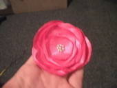 Simple Scorched Fabric Flowers