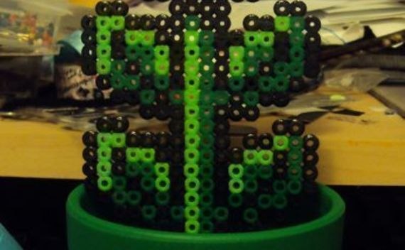 Mario Piranha Plant   Perler Beads 