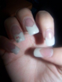 French Tip Acrylic Nails