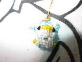 Beaded Penguin Charm