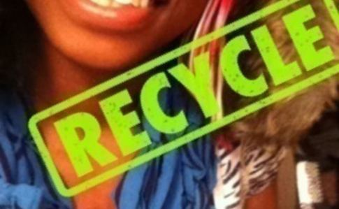 Recycled Tee Circle Scarf