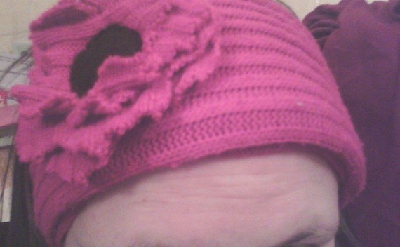 Wooly Flower Headband / Earband