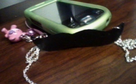 Moustache Necklace!