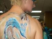 Peacock Mardigra Look.