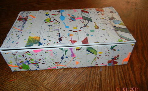Splatter Paint Gift Boxes