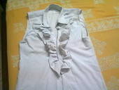 Ruffled Top From A Men's Shirt