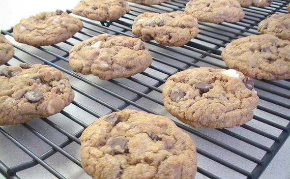 Whole Wheat Triple Choco Threat Cookies