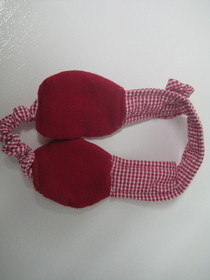 Cozy Upcycled Fabric Earmuffs