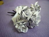Paper Rose Boutonniere