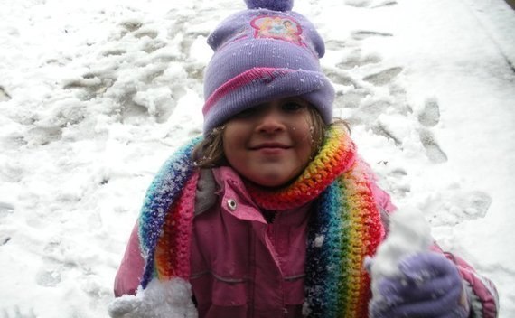 Rainbow & Cloud Scarf