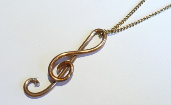 Treble Clef Necklace