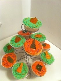 Goolish Halloween Cup Cakes/ Fairy Cakes 