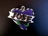 Polymer Clay Tattoo Style Necklace
