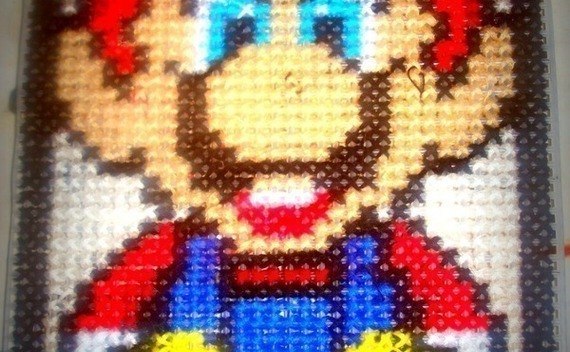 Mario Cross Stitch (W/Pattern)