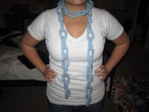 Chain Link Necklace Scarf