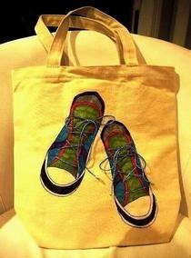 Laced Up Sneaker Tote